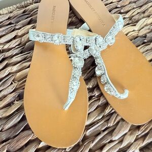 Badgley Mischka Women's Silver Sandals